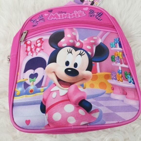NWT. KID SIZE DISNEY PINK BACKPACK. - Picture 8 of 12